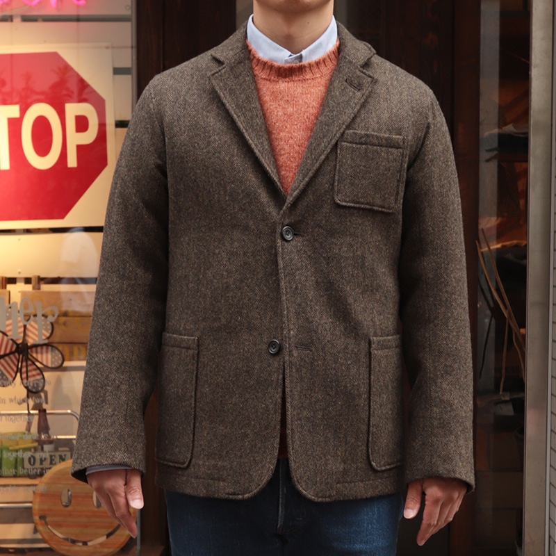 perverze ジャケットCrash Tweed V Collar Coat WHBM_Vnk Tweed